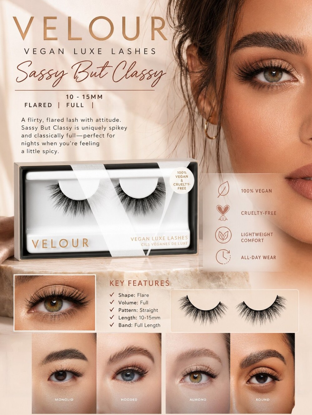 Velour Vegan Luxe Lashes – Sassy But Classy